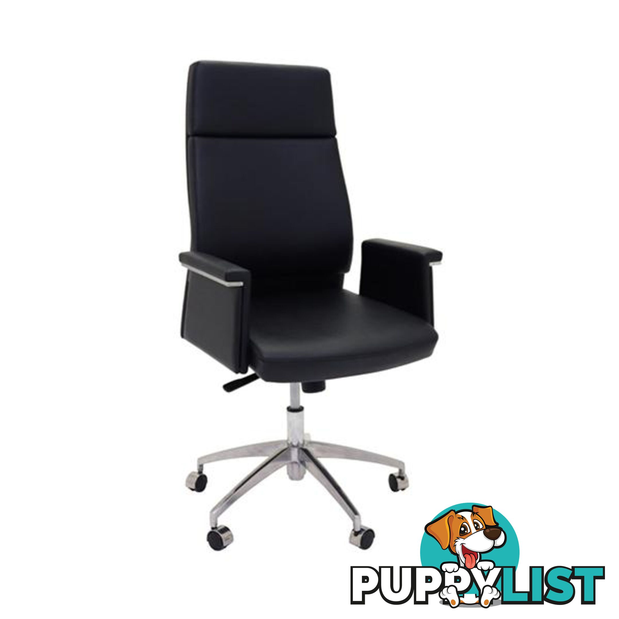 High Back Office Vinyl Chair - Unbranded - 787976632427