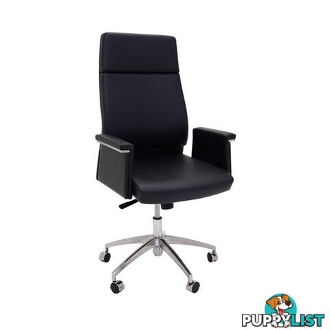 High Back Office Vinyl Chair - Unbranded - 787976632427