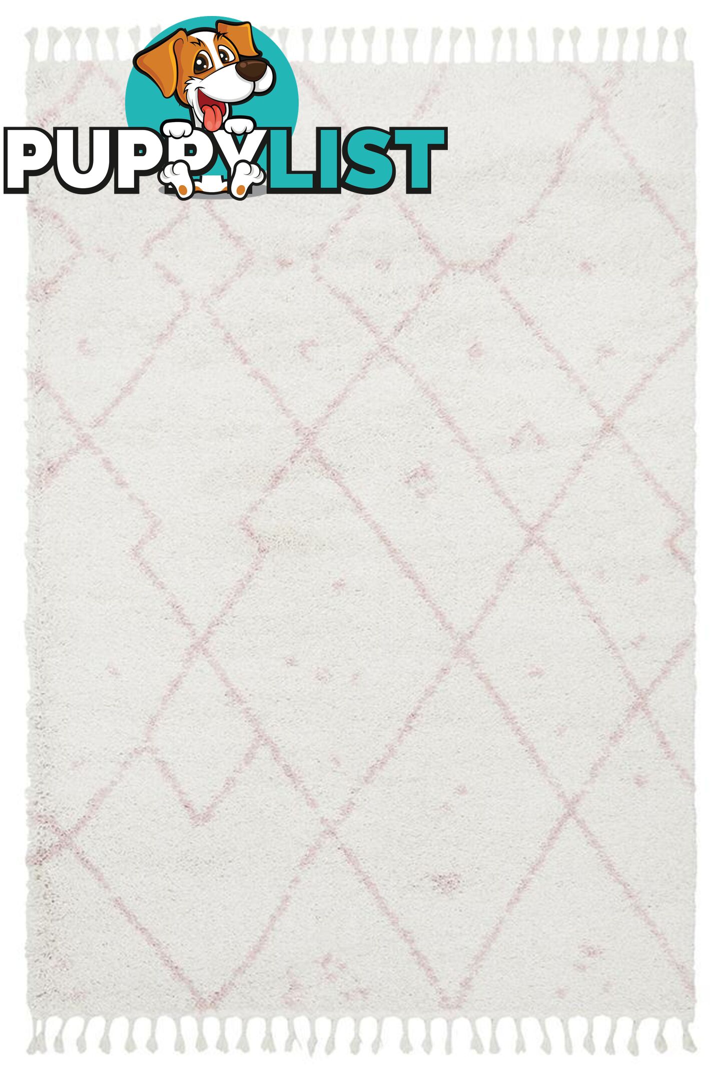 Saffron Yapboz Pink Rug - Unbranded - 9375321878456