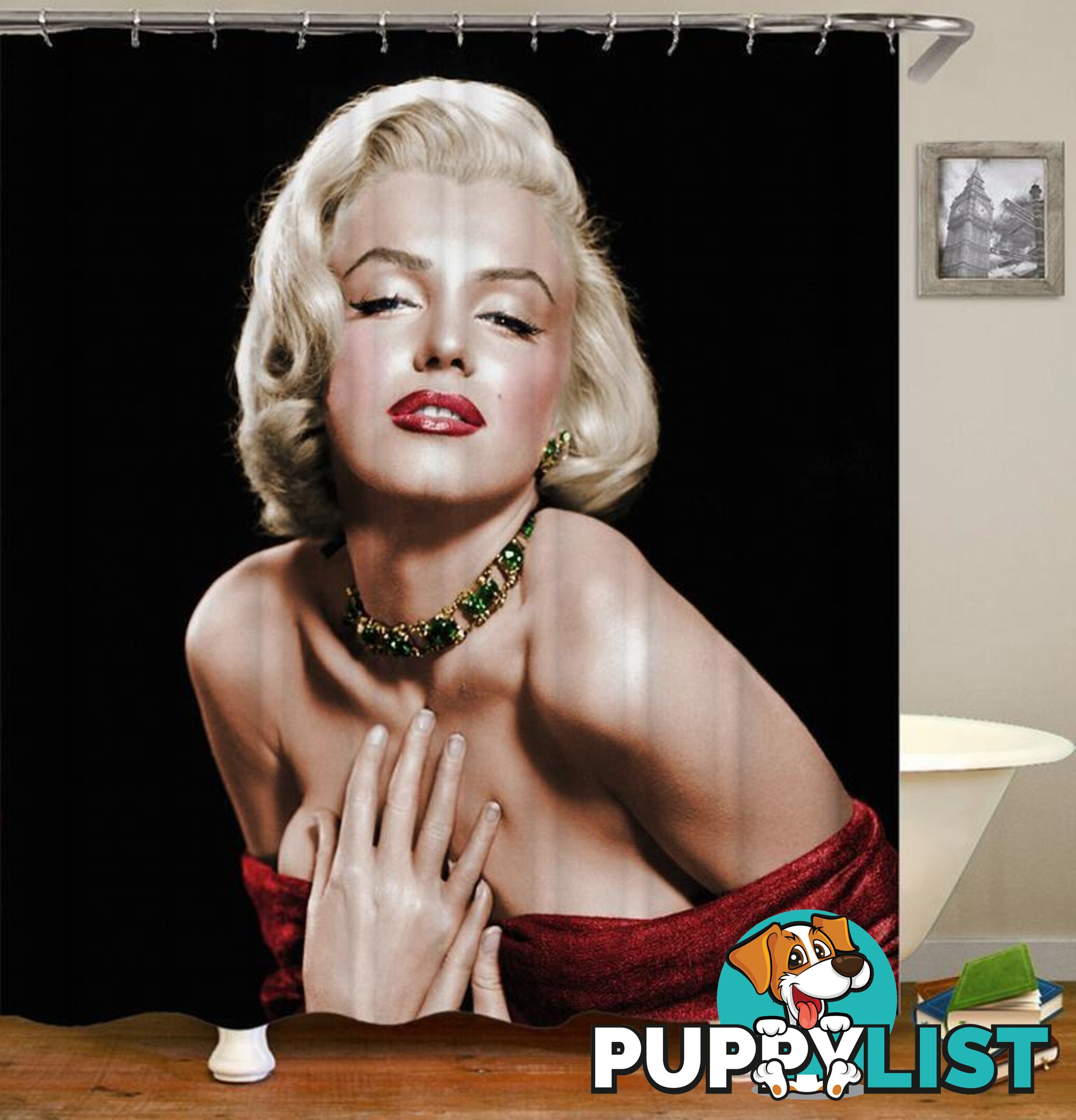 Sensual Marilyn Monroe Shower Curtain - Curtain - 7427046013512