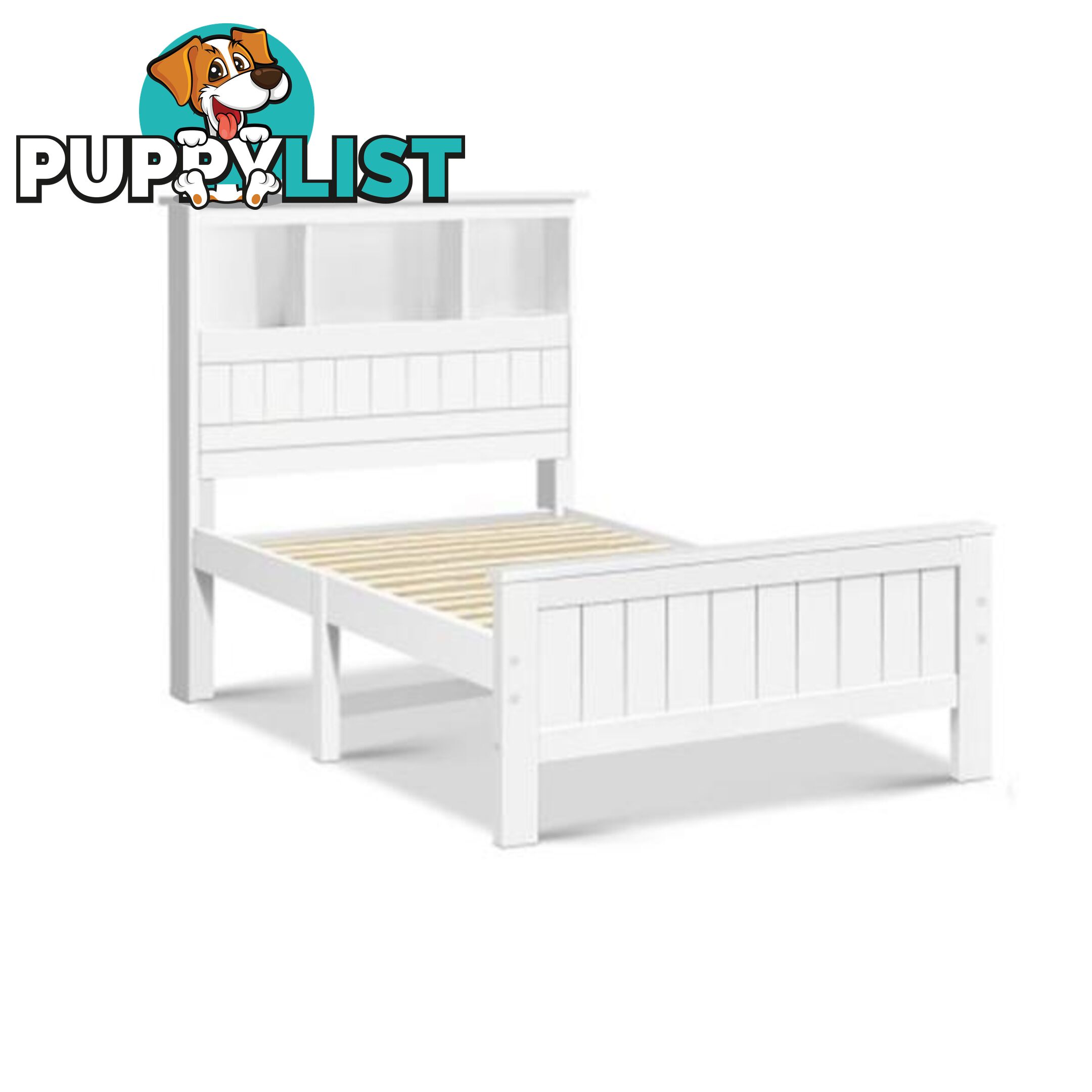 Artiss King Single Wooden Timber Bed Frame - Artiss - 7427046196864