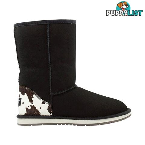 Auzland Cow Print Mid Classic Ugg Boot - AUZLAND - 822427506077