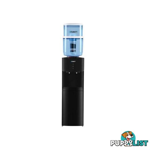 Water Cooler Chiller Dispenser Bottle Stand Filter Purifier Black - Devanti - 9355720049947