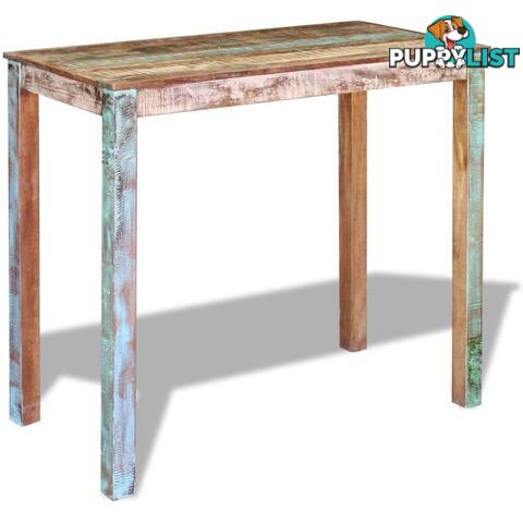 Bar Table Solid Reclaimed Wood 115 x 60 x 107 Cm - Unbranded - 8718475524052