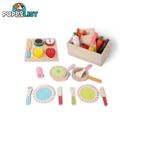 Children Wooden Kitchen 3 in 1 Play Set - Keezi - 9350062114261