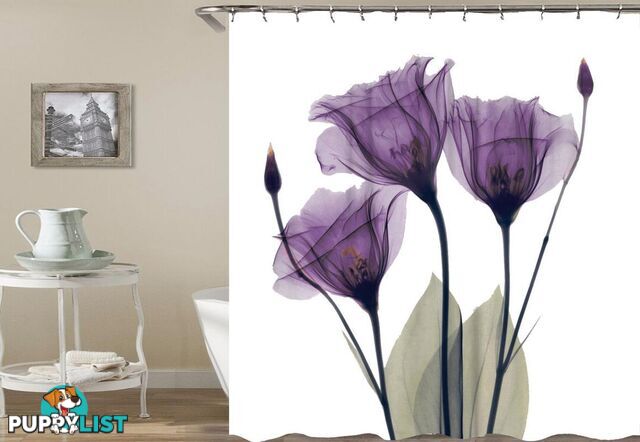 Mulled Wine Flowers Shower Curtain - Curtain - 7427005909238