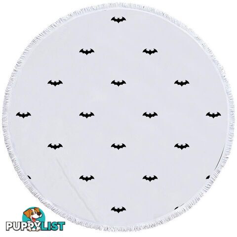 Batman Sign Pattern Beach Towel - Towel - 7427046320078