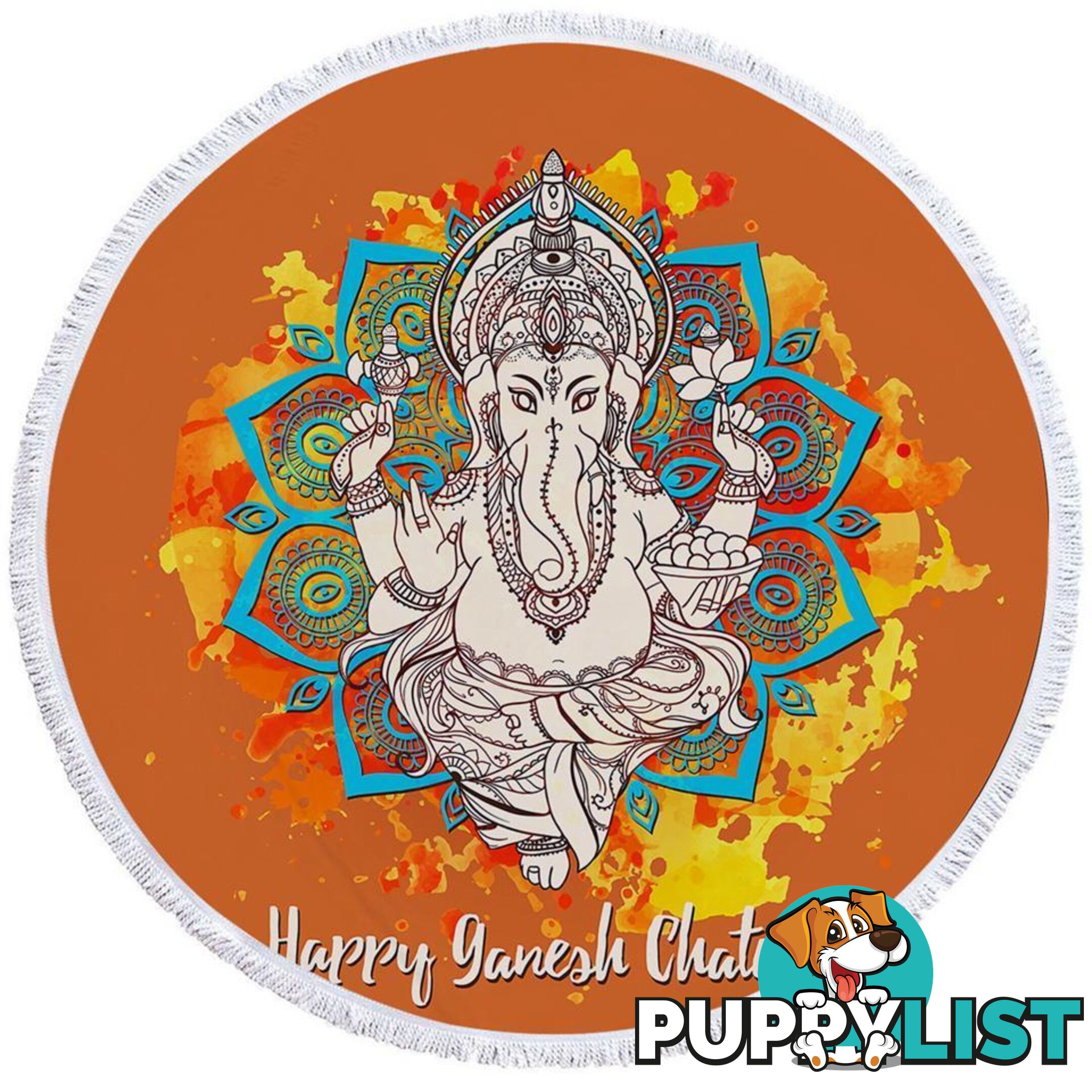 Ganesh Beach Towel - Towel - 7427046324144