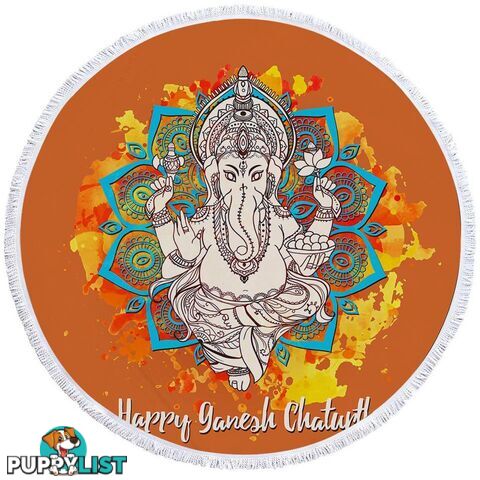 Ganesh Beach Towel - Towel - 7427046324144