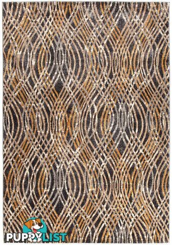 Dreamscape Flurry Modern Charcoal Rug - Unbranded - 8694561186833