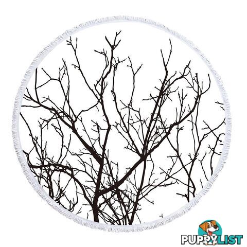 Naked Branches Beach Towel - Towel - 7427046343077