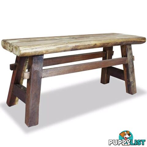 Bench Solid Reclaimed Wood 100 x 28 x 43 Cm - Unbranded - 9476062043254