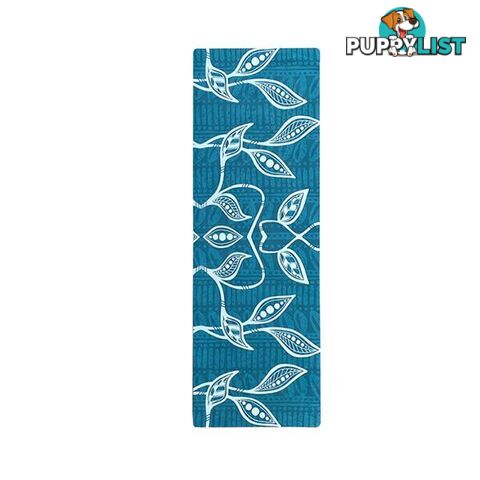 Lemon Myrtle Aboriginal Design Yoga Mat Eco Rubber Green - Unbranded - 797776545735