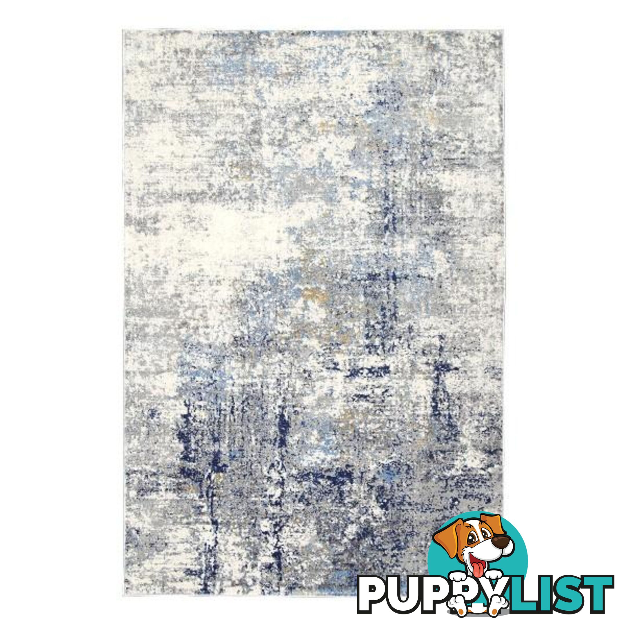 Expressions Navy Blue Modern Rug - Unbranded - 9315512147060