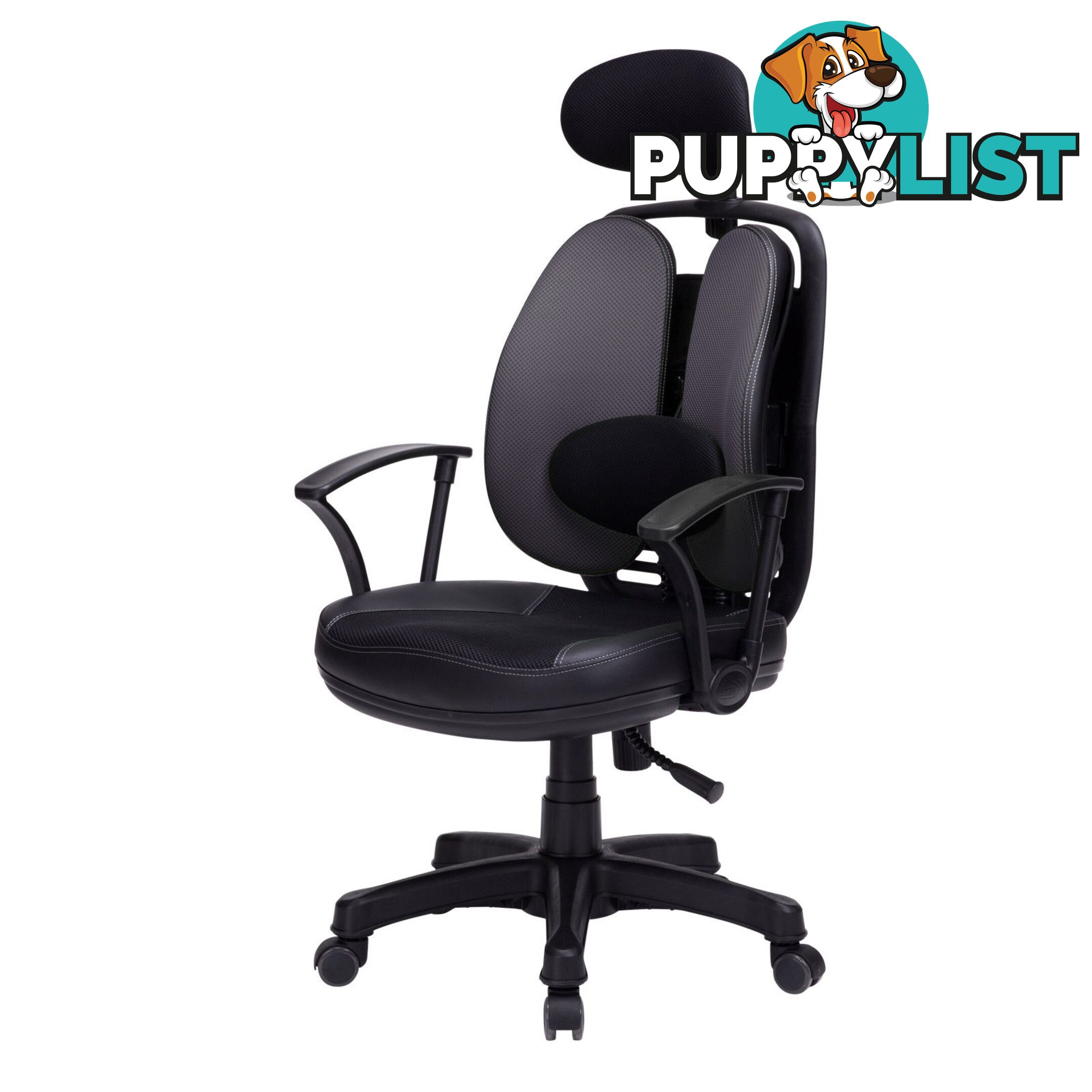 Korean Office Chair SUPERB - Grey - Unbranded - 9352338008793