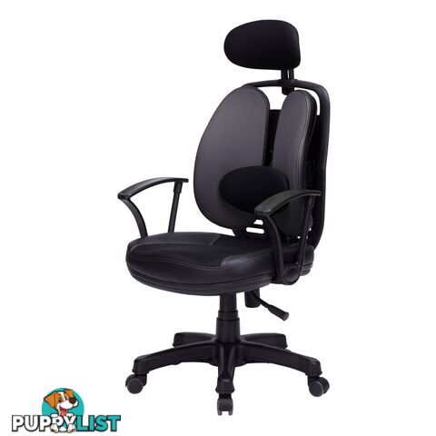 Korean Office Chair SUPERB - Grey - Unbranded - 9352338008793