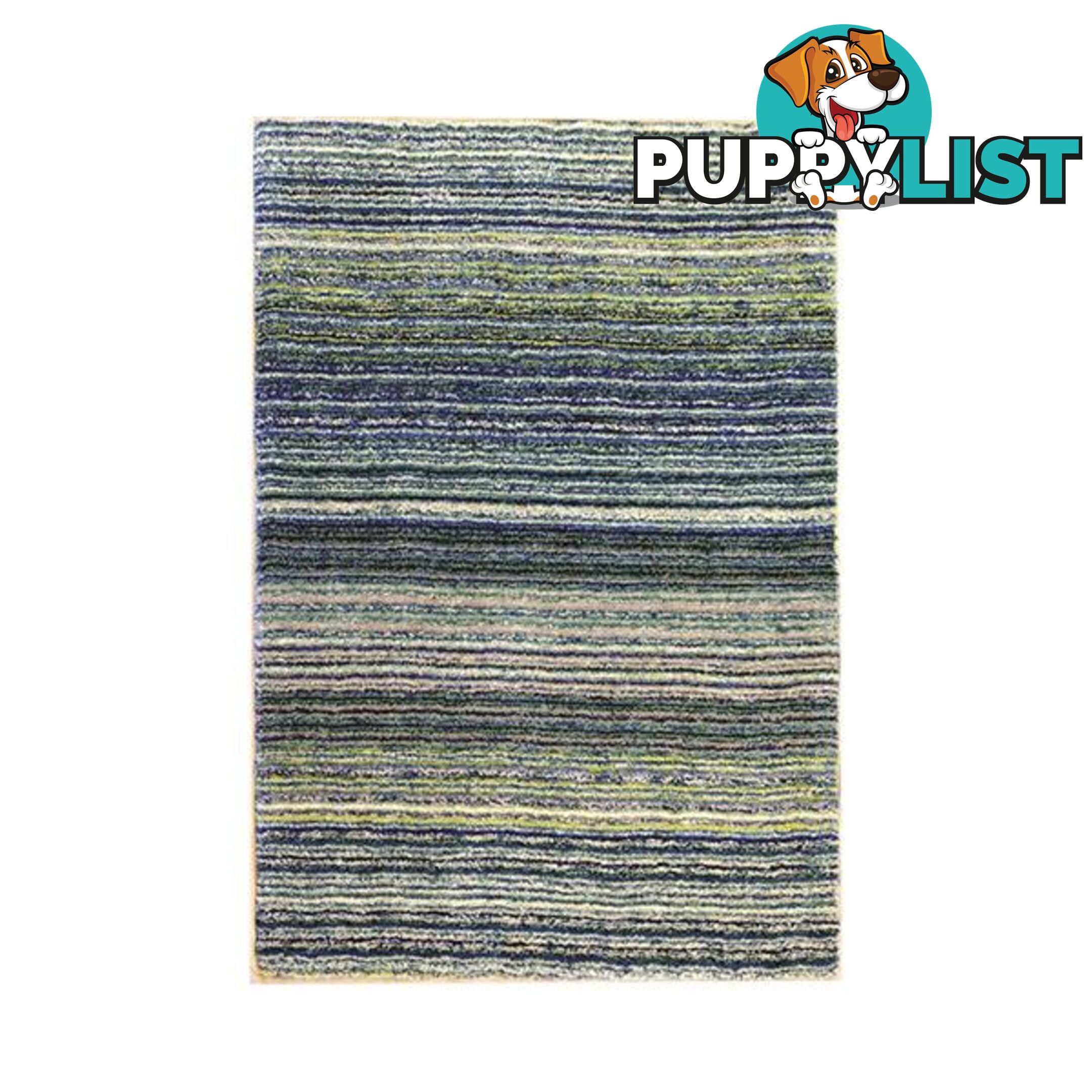 Contemporary Blue Multi Fleur Rug - Unbranded - 7427046168939