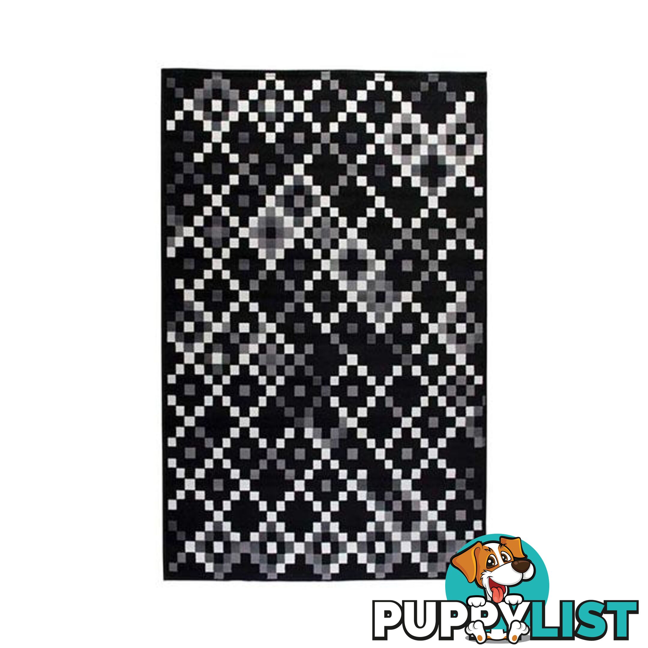 Black Studio Polypropylene Rug - Unbranded - 9476062126230