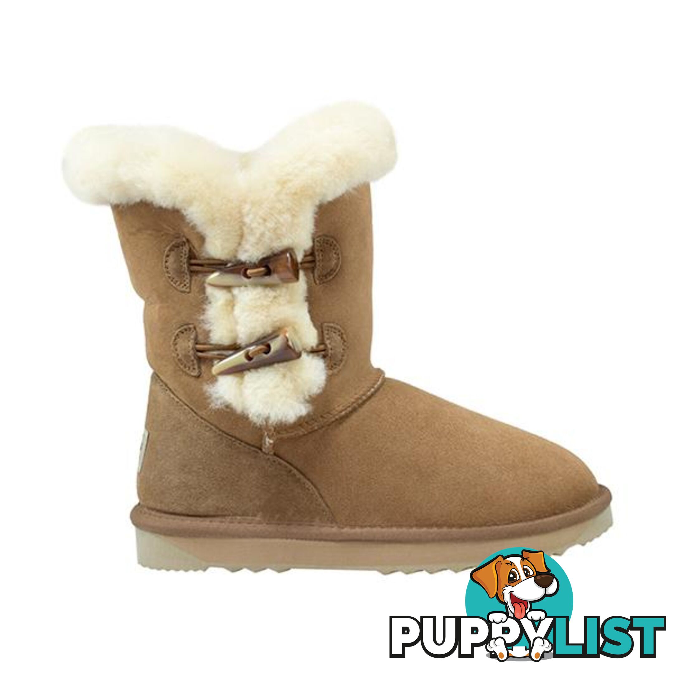 Comfort Me Australian Made 2 Button Shark Ugg Boot - Comfort Me - 787976609047