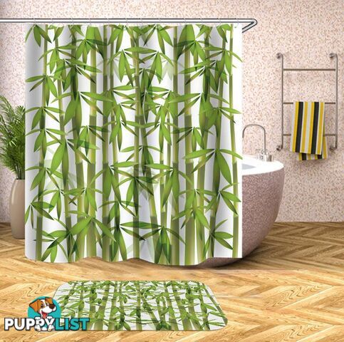 Fresh Bamboo Shower Curtain - Curtain - 7427045934986