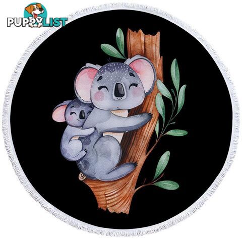 Cute Koalas Beach Towel - Towel - 7427046344784