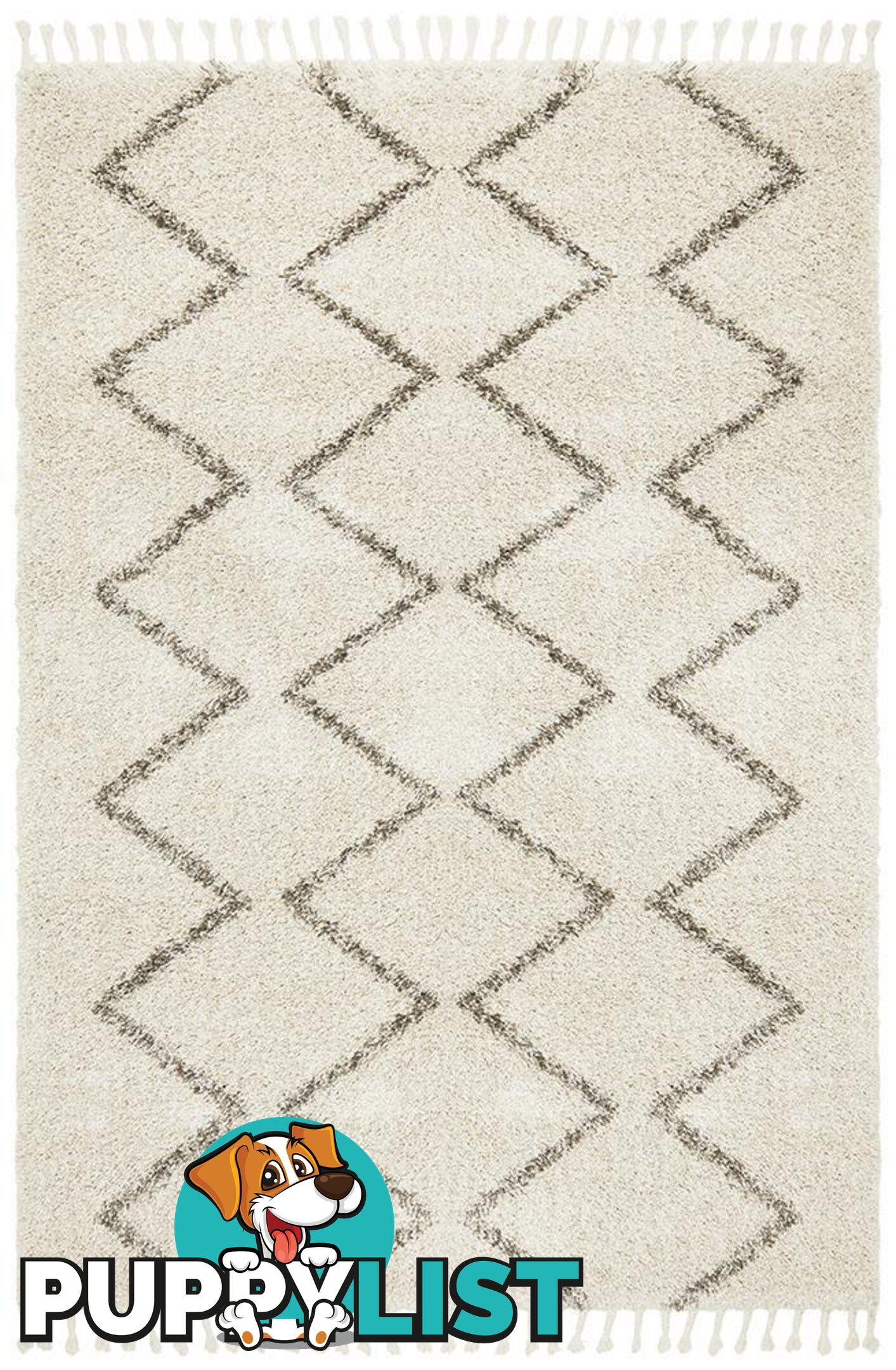 Saffron Zikzakli Natural Rug - Unbranded - 9375321877428