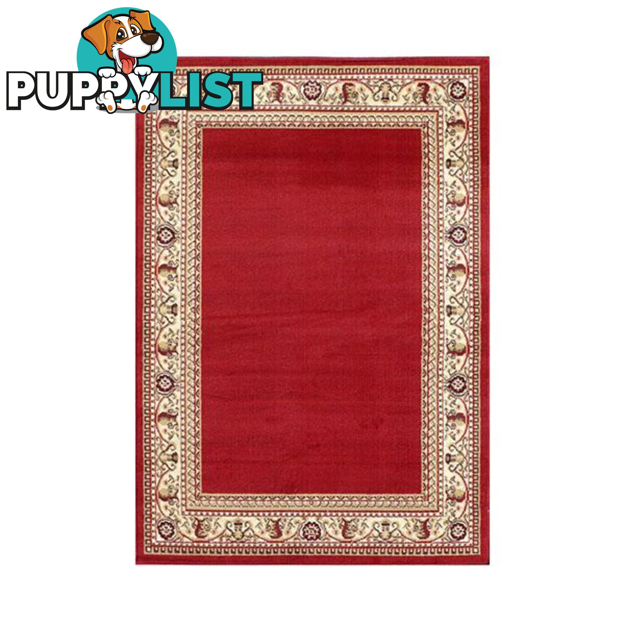 Allure Bordeaux Polypropylene Rug - Unbranded - 7427005850592