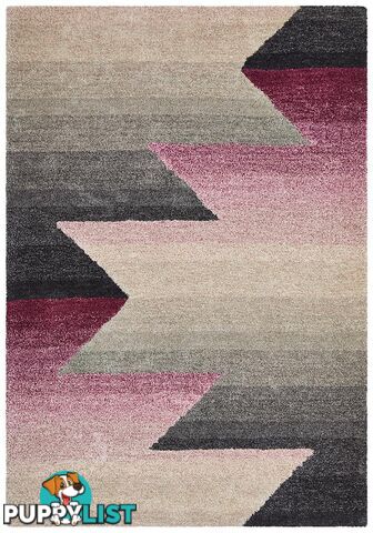 Prism Penny Pink Grey Rug - Unbranded - 9375321832472