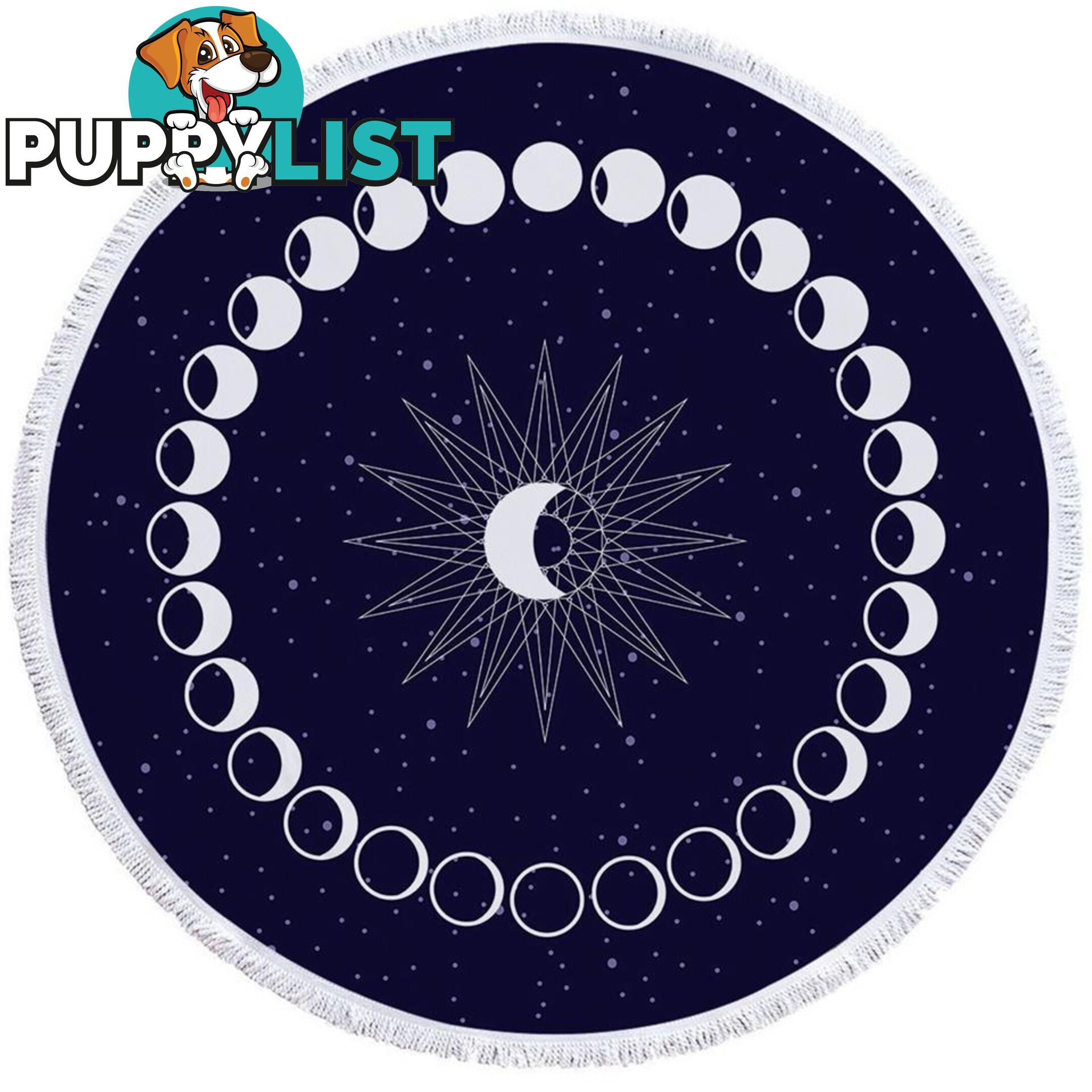 Moon Time Beach Towel - Towel - 7427046306867