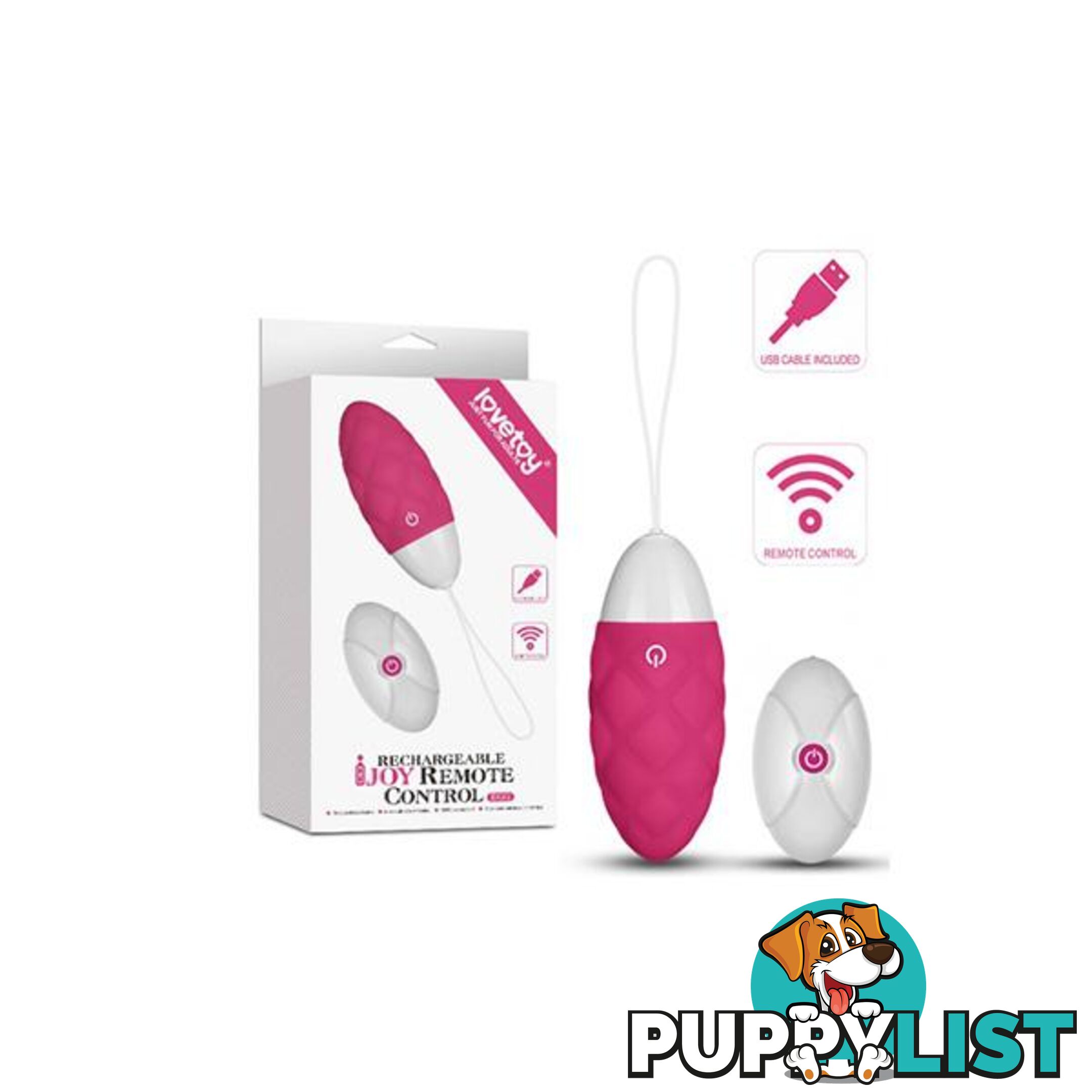 Ijoy Remote Wireless Control Rechargeable Egg - Adult Toys - 6970260907569