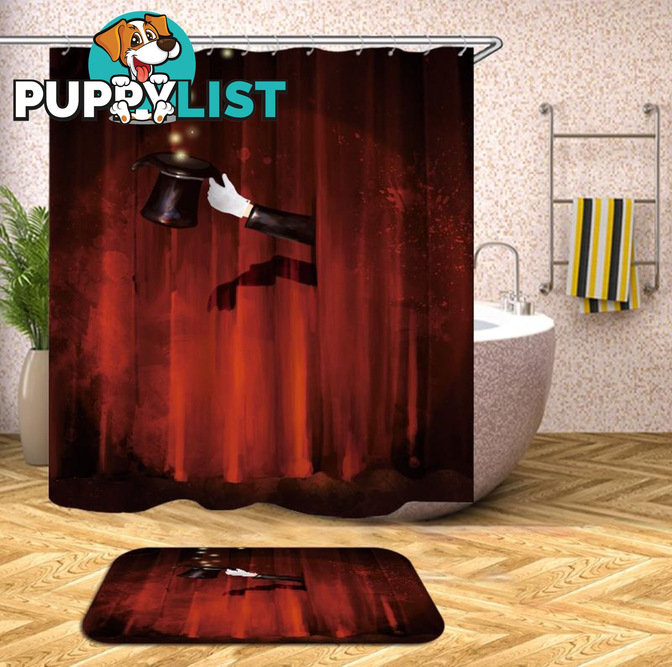 Magician's Bathroom Shower Curtain - Curtains - 7427045952157