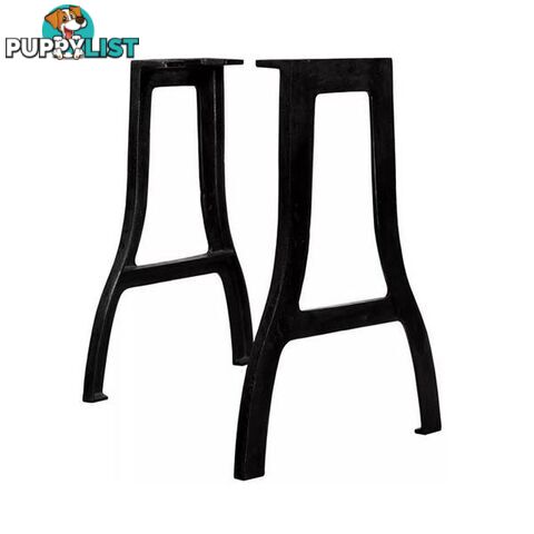 Dining Table Legs 2 Pcs A Frame Cast Iron - Unbranded - 8718475579274