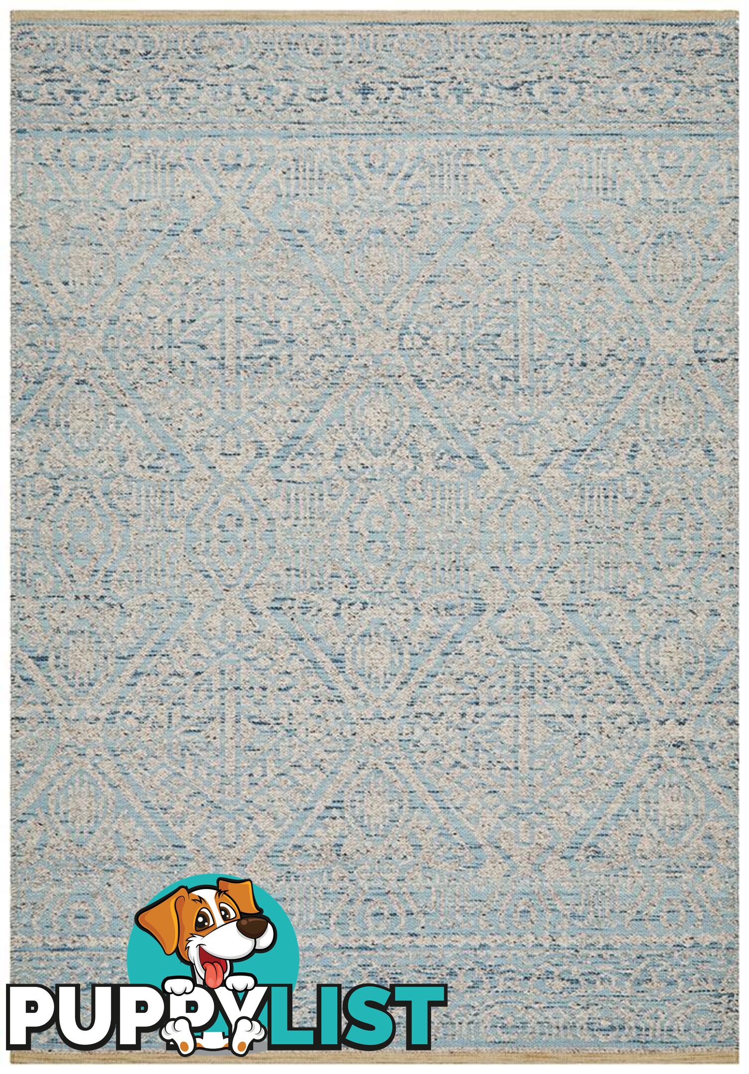 Relic Hunter Blue Grey Rug - Unbranded - 9375321848527