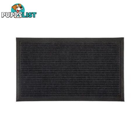 Ellora Charcoal Polypropylene Doormat - Unbranded - 787976635565