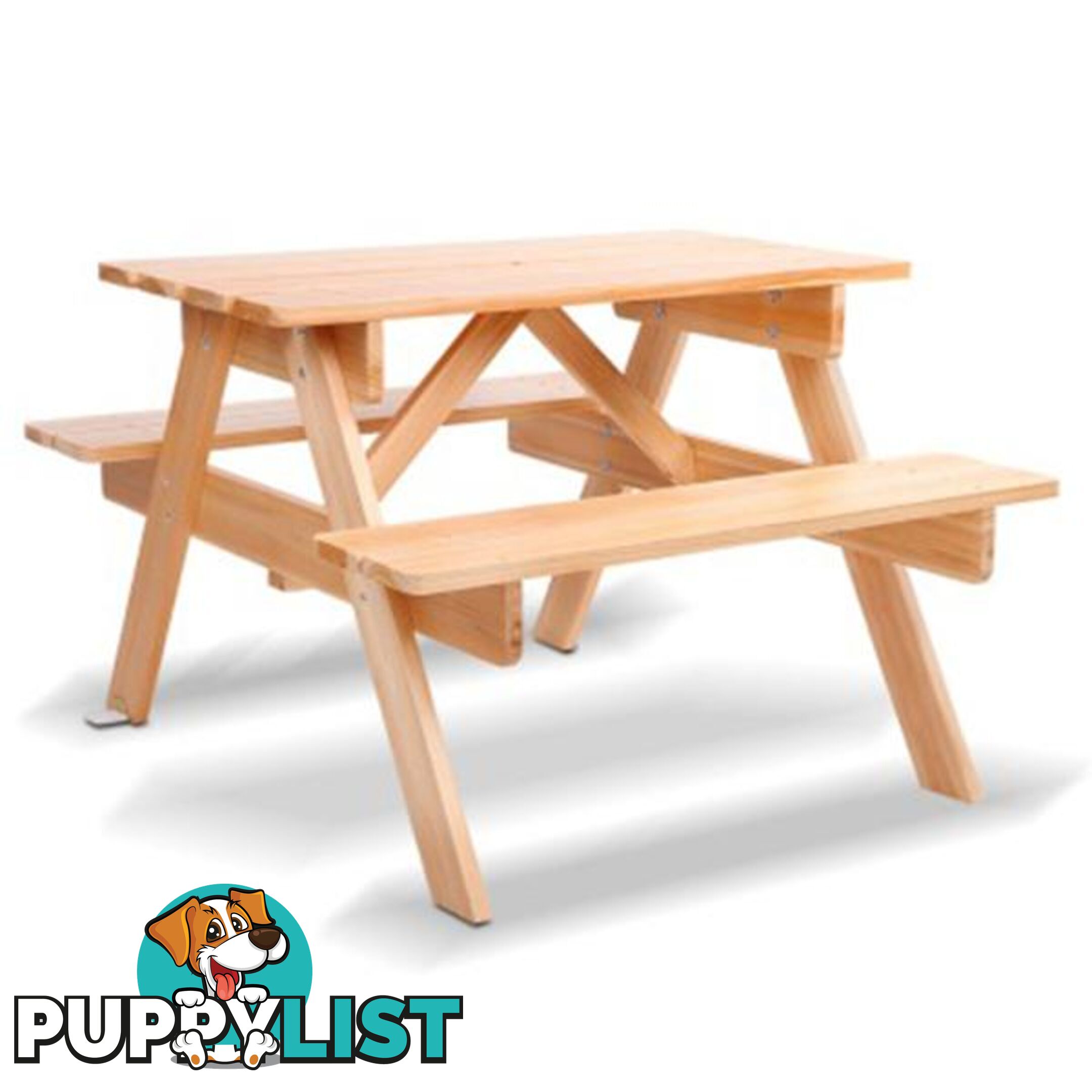 Kids Wooden Picnic Bench Set - Keezi - 4326500256430