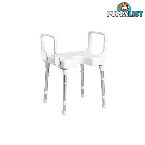 Rebotec Cannes Shower Chair With Arm Rests - Rebotec - 7427046224413