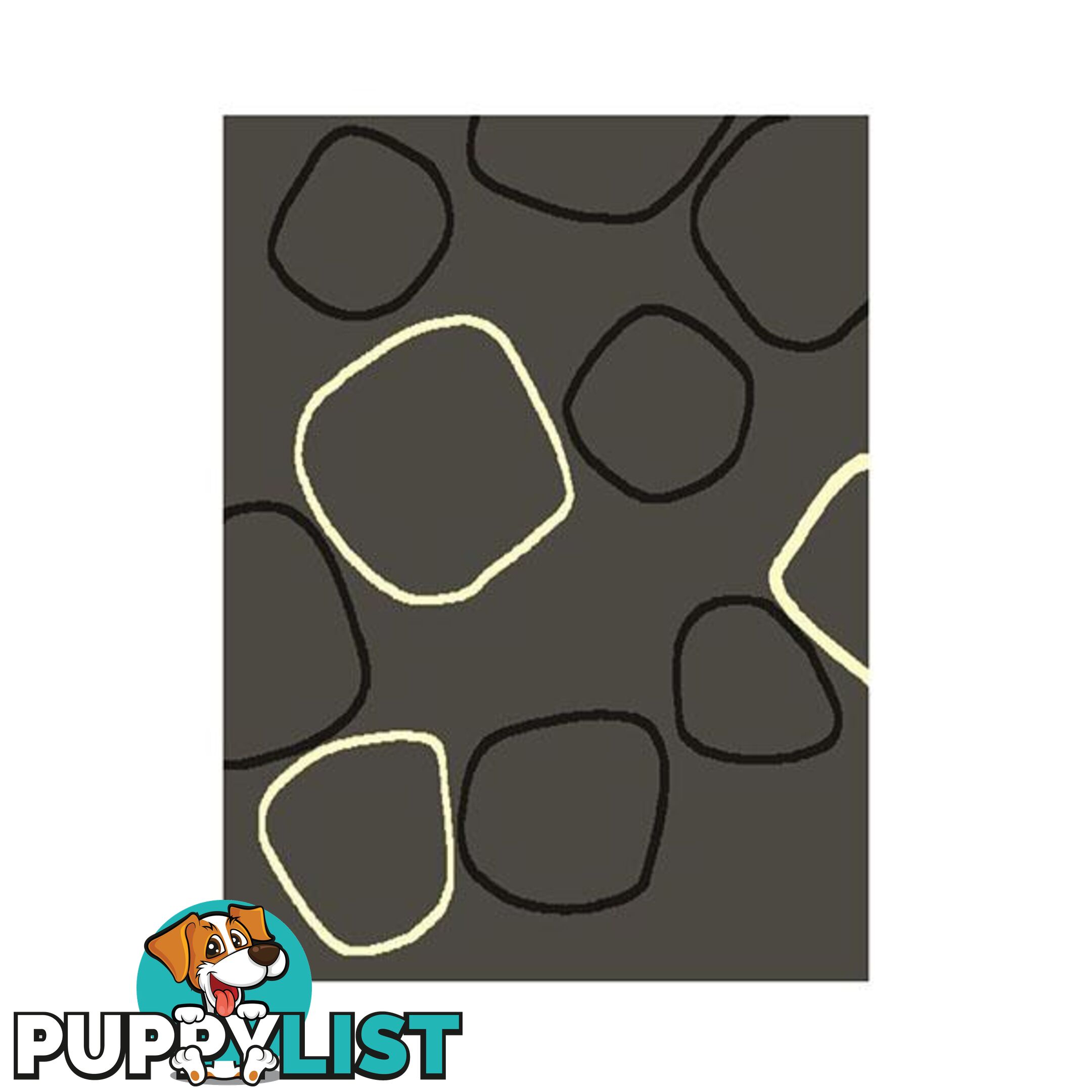 Polypropylene Grey Allure Rug - Unbranded - 9476062125684