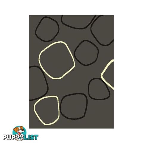 Polypropylene Grey Allure Rug - Unbranded - 9476062125684