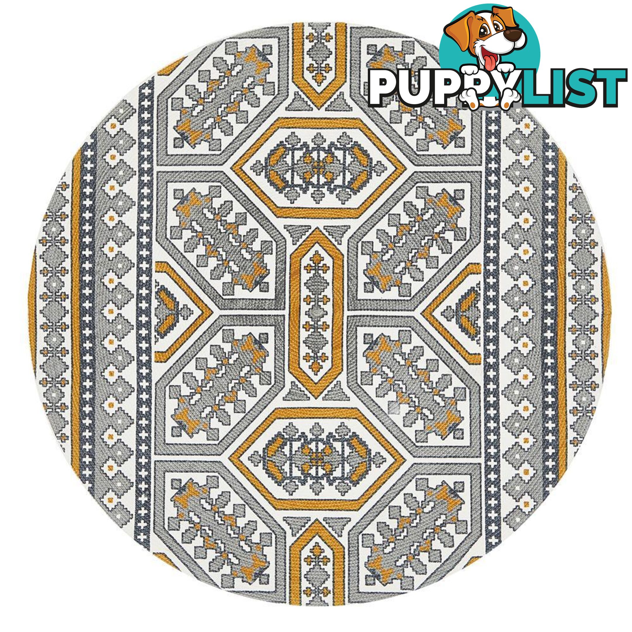 Lunar Mudrit Gold Rug - Unbranded - 9375321853194