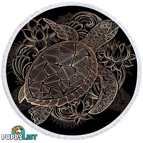 Tropical Features Turtle Beach Towel - Towel - 7427046311861