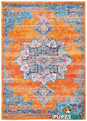 Radiance Mavi Rust Rug - Unbranded - 9375321886819