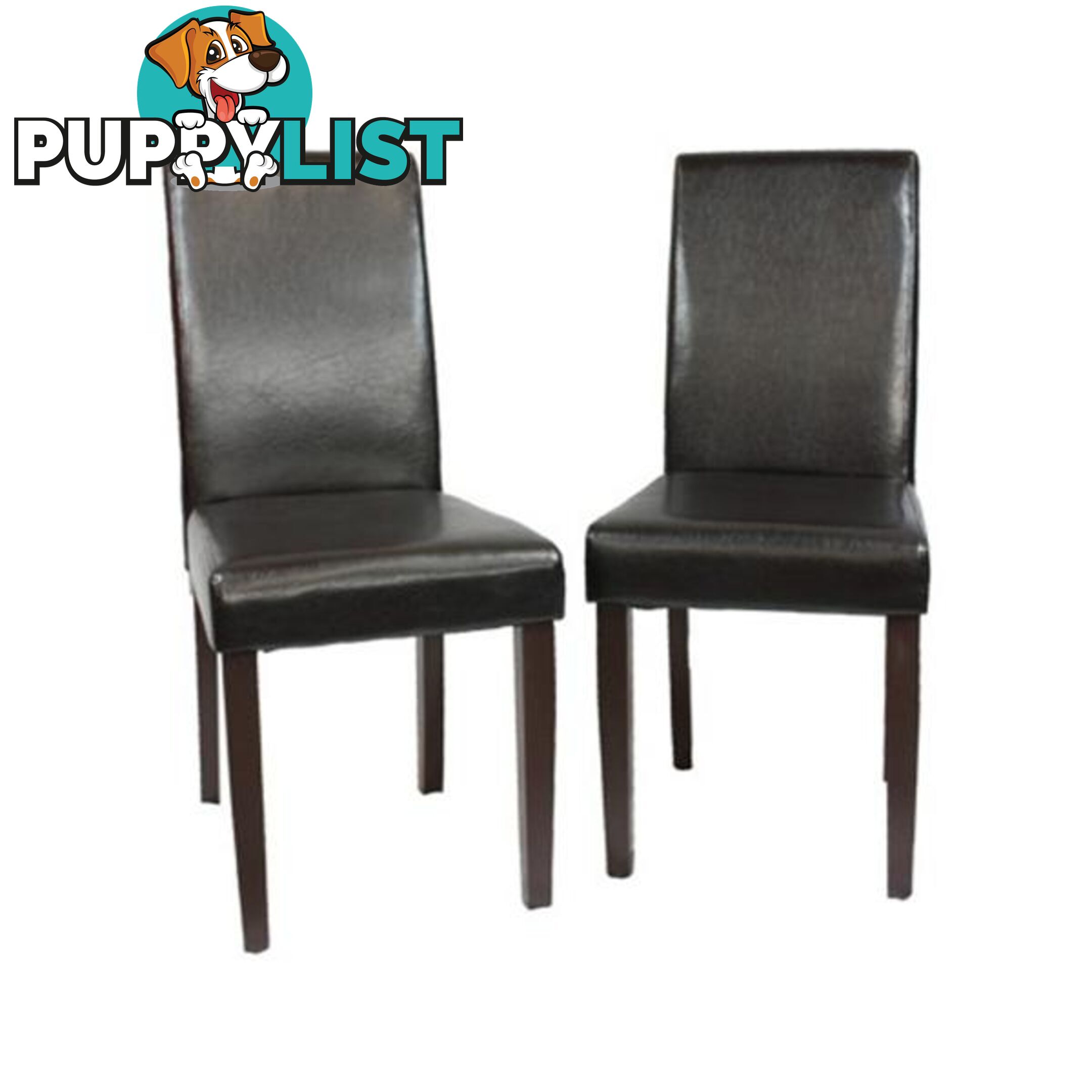 Montina Wooden Dining Chairs 2X - Unbranded - 7427046195645