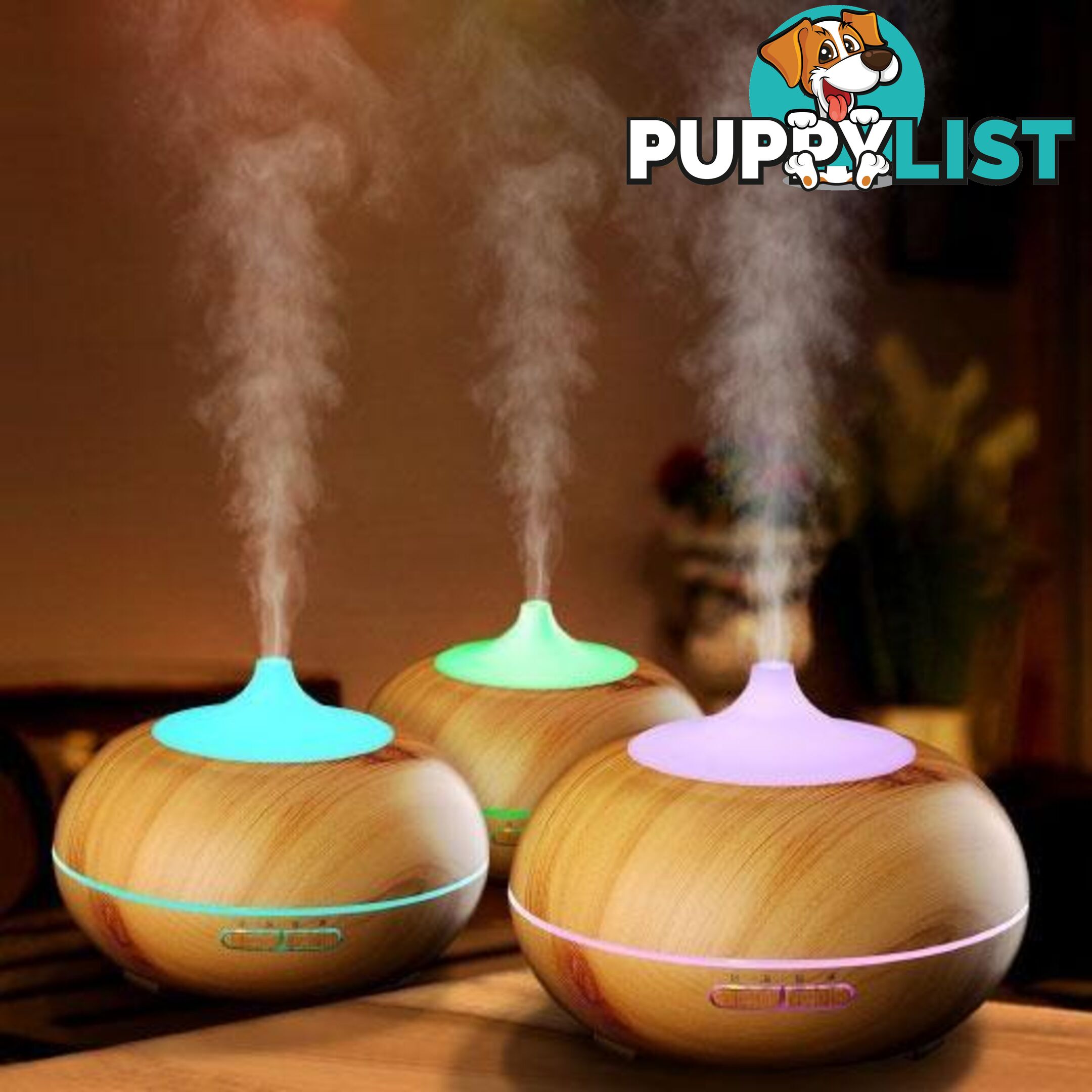 Essential Oil Aroma Diffuser 300ml Aromatherapy Humidifier - Unbranded - 4344744393810