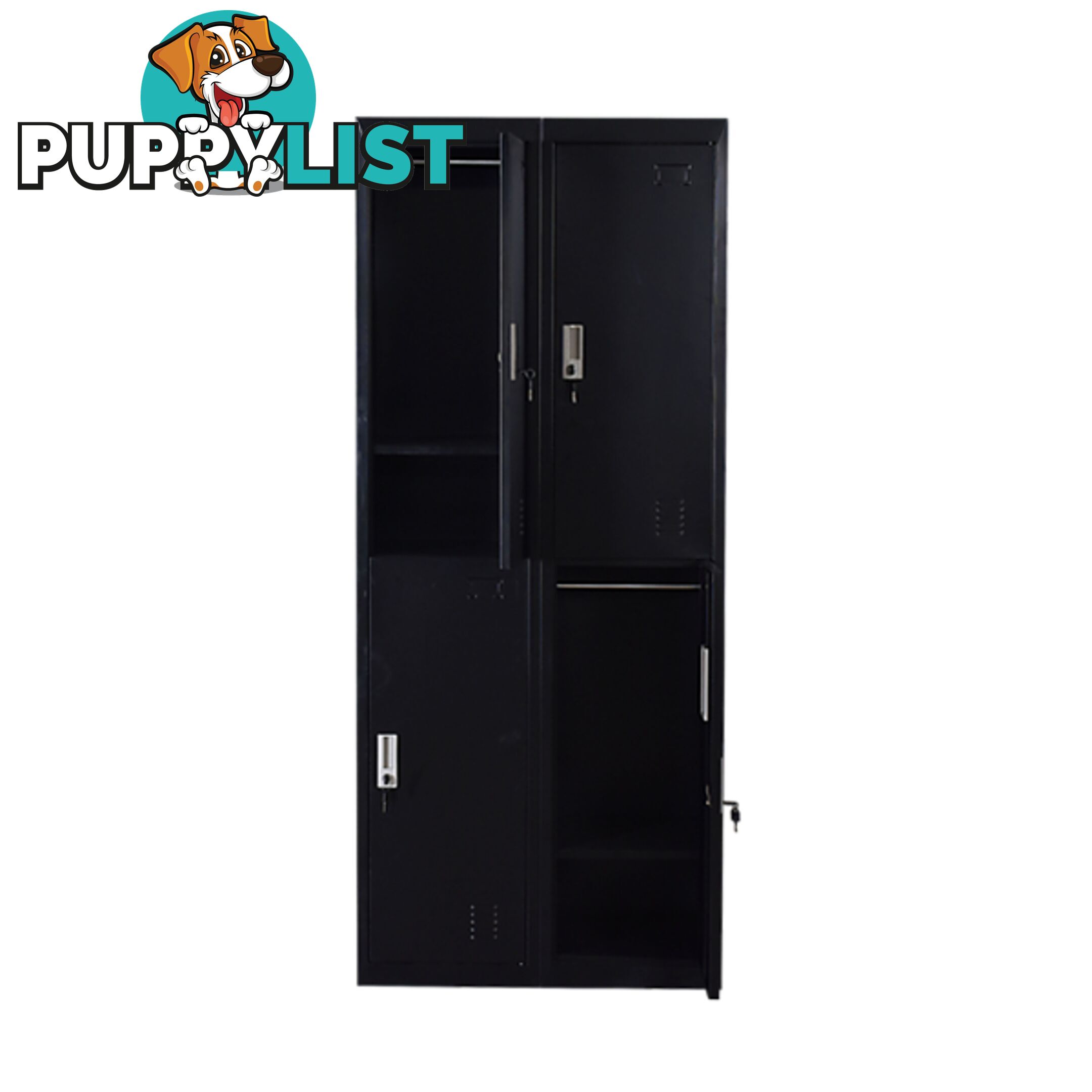 Four-Door Gym Locker - Unbranded - 4344744436302