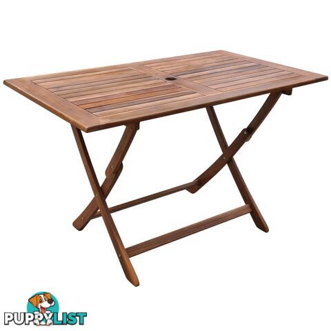 Outdoor Dining Table Acacia Wood - Unbranded - 4326500416476