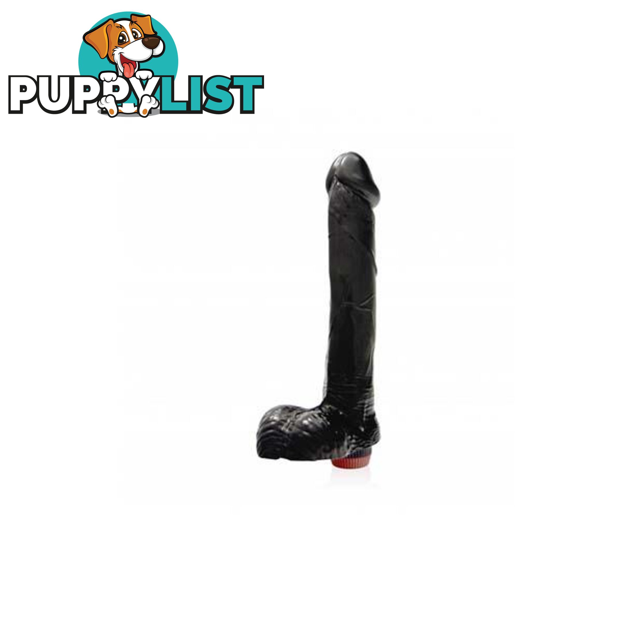 Cock With Balls With Vibration 9In - Adult Toys - 752875206208