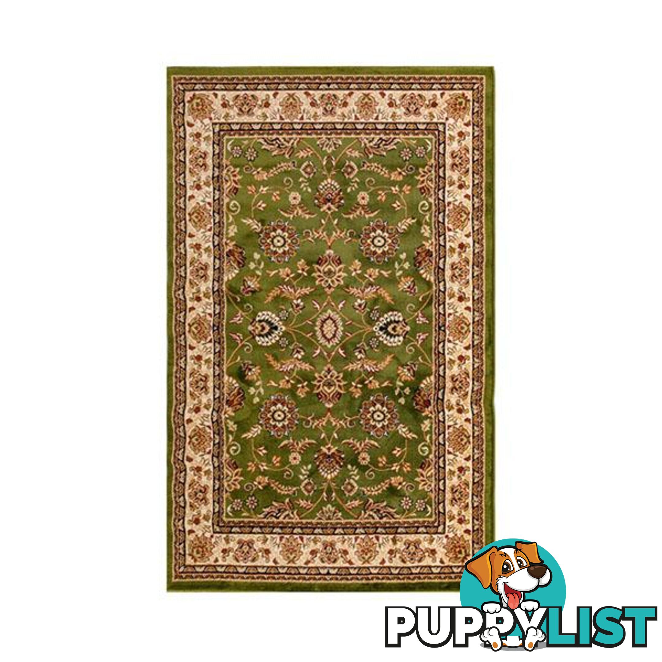 Traditional Green Simbad Rug - Unbranded - 9476062108182