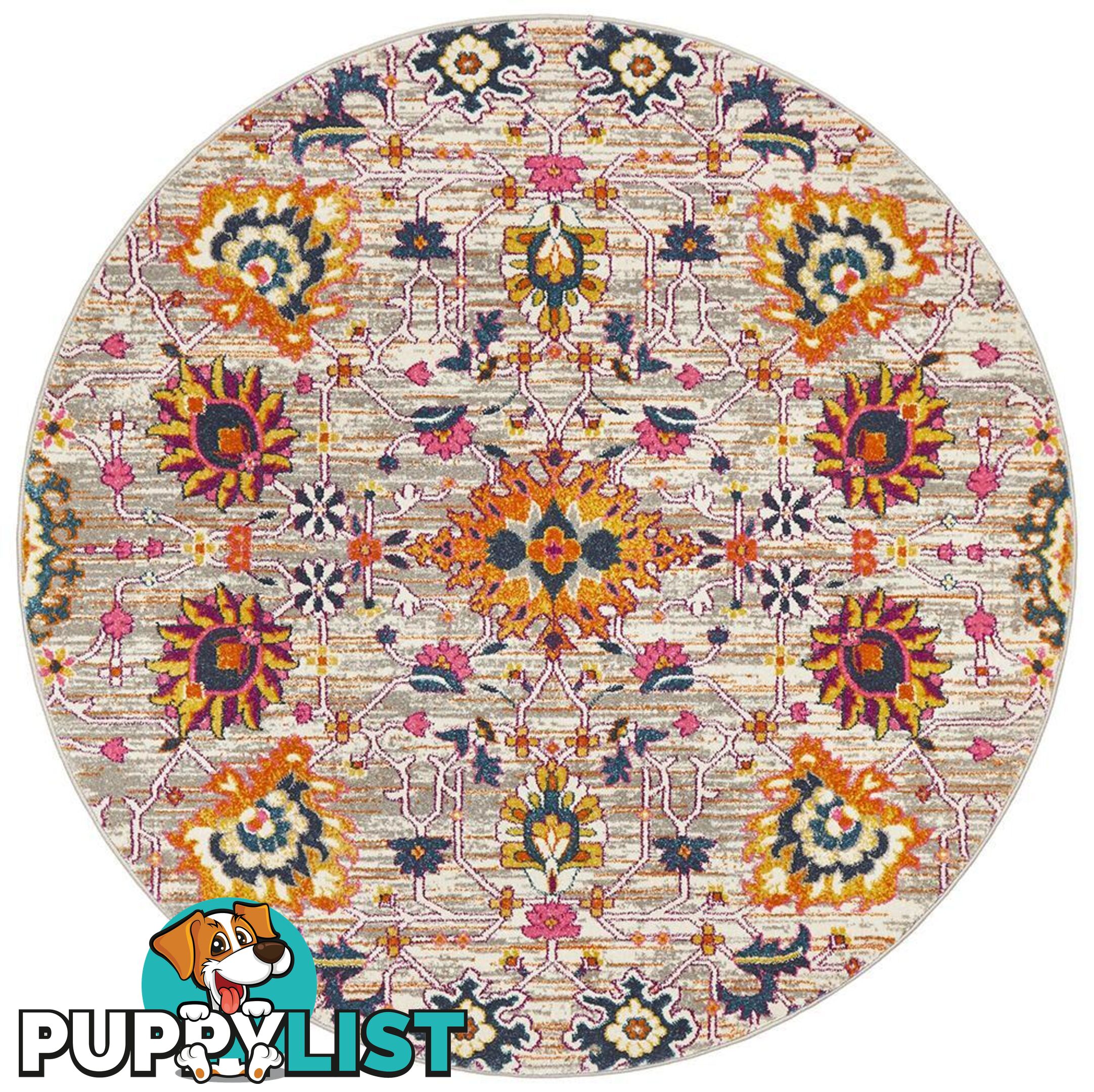 Babylon Round Guzel Rug - Unbranded - 9375321875707