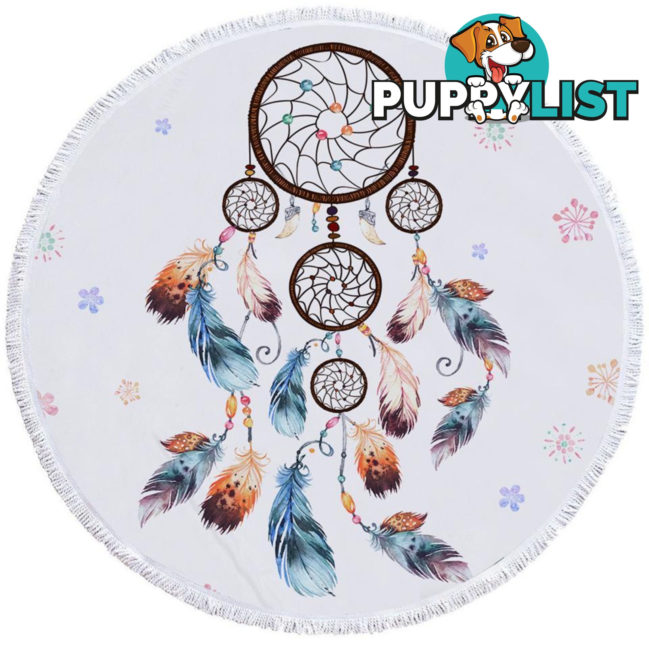 Simple Dream Catcher Beach Towel - Towel - 7427046321129