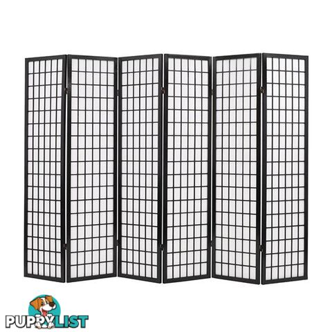 Folding 6 Panel Room Divider Japanese Style 240X170 Cm - Unbranded - 7427046166881